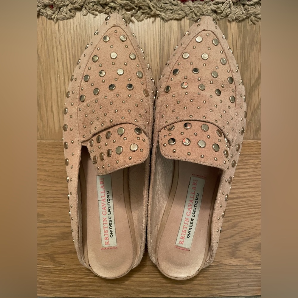 Kristin cavallari studded mules size 6